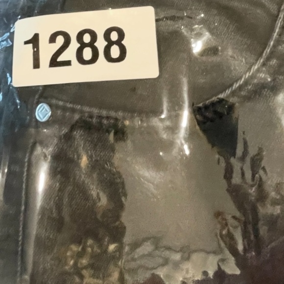 LAFAYETTE 148 NEW YORK WAXED DENIM THOMPSON BLACK JEANS US 0 SLIM LEG SILHOUETTE - Picture 9 of 10